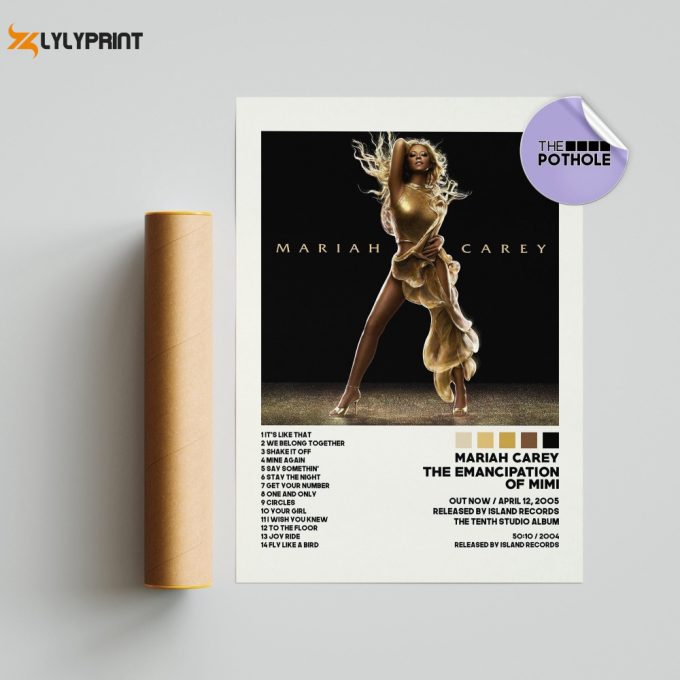 Mariah Carey Posters / The Emancipation Of Mimi Poster / Mariah Carey / Album Cover Poster / Poster Print Wall Art / Home Decor 1