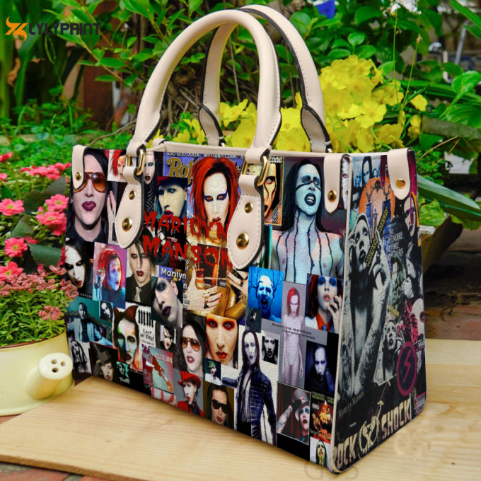 Marilyn Manson 1 Leather Bag For Women Gift 1