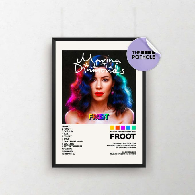 Marina And The Diamonds Posters, C Poster, Album Cover Poster, Poster Print Wall Art, Custom Poster, Home Decor, Marina And The Diamonds 2