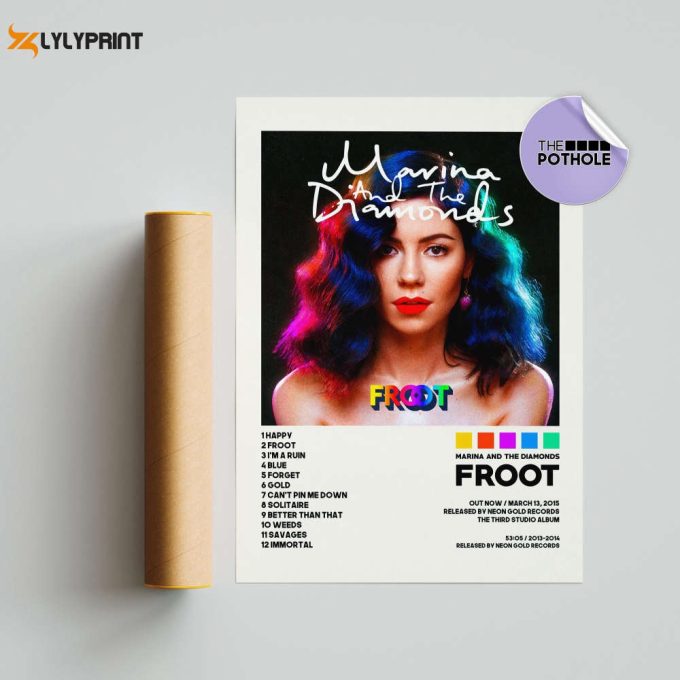 Marina And The Diamonds Posters, C Poster, Album Cover Poster, Poster Print Wall Art, Custom Poster, Home Decor, Marina And The Diamonds 1