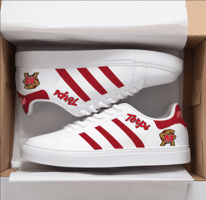 Maryland Terrapins 1 Skate Shoes For Men Women Fans Gift 2