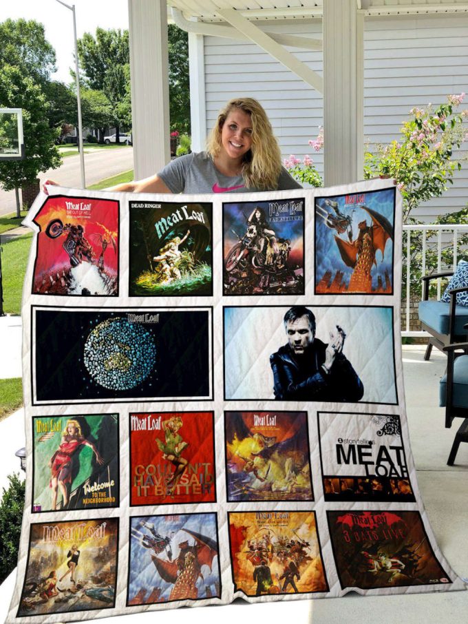 Meat Loaf Quilt Blanket For Fans Home Decor Gift 2