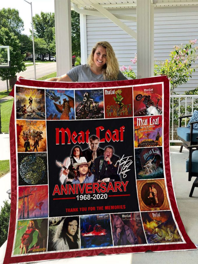 Meat Loaf Quilt Blanket For Fans Home Decor Gift 2