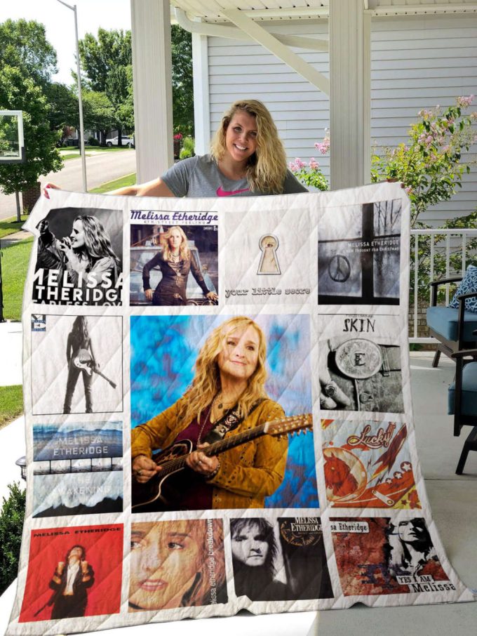 Melissa Etheridge 1 Quilt Blanket For Fans Home Decor Gift 3
