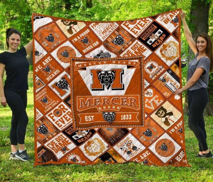 Mercer Bears 1 Quilt Blanket For Fans Home Decor Gift 2