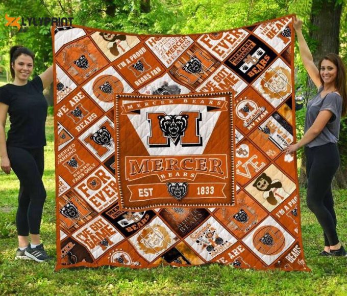 Mercer Bears 1 Quilt Blanket For Fans Home Decor Gift 1