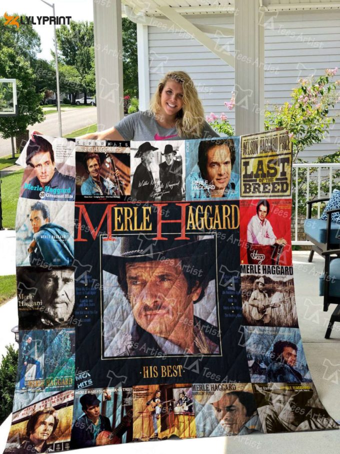 Merle Haggard3D Customized Quilt 1