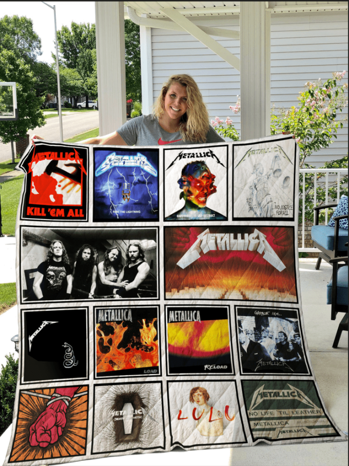Metallica Quilt Blanket For Fans Home Decor Gift 2