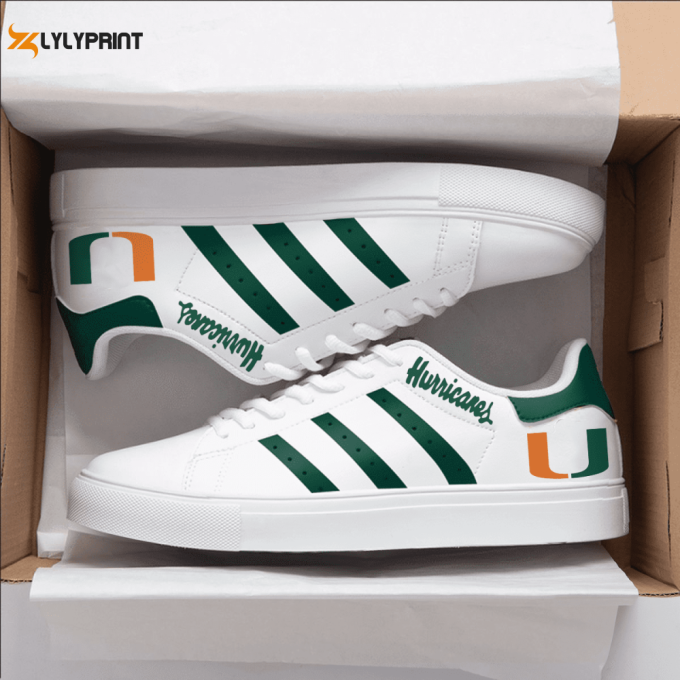 Miami Hurricanes 1I Skate Shoes For Men Women Fans Gift 1