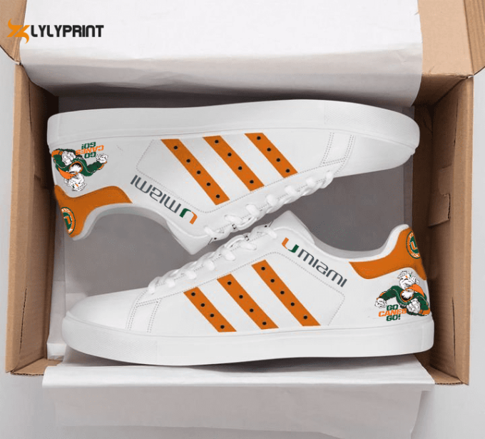 Miami Hurricanes 3 Skate Shoes For Men Women Fans Gift 1