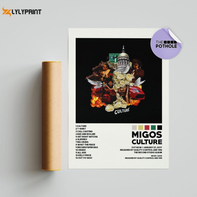 Migos Poster / Culture Poster / Album Cover Poster Poster Print Wall Art, Poster, Home Decor, Migos, Culture, Takeoff Poster 1