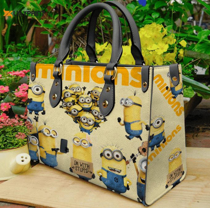 Minions 1 Leather Handbag Gift For Women 1