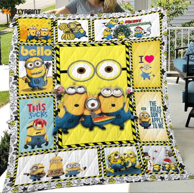Minions Despicable Me 6 Quilt Blanket For Fans Home Decor Gift 1