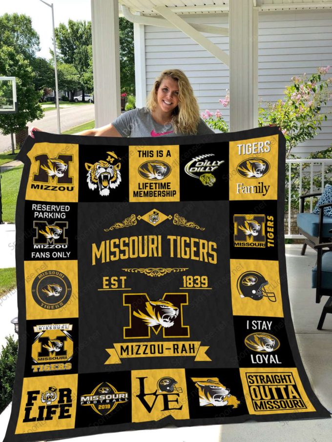 Missouri Tigers 1 Quilt Blanket For Fans Home Decor Gift 2