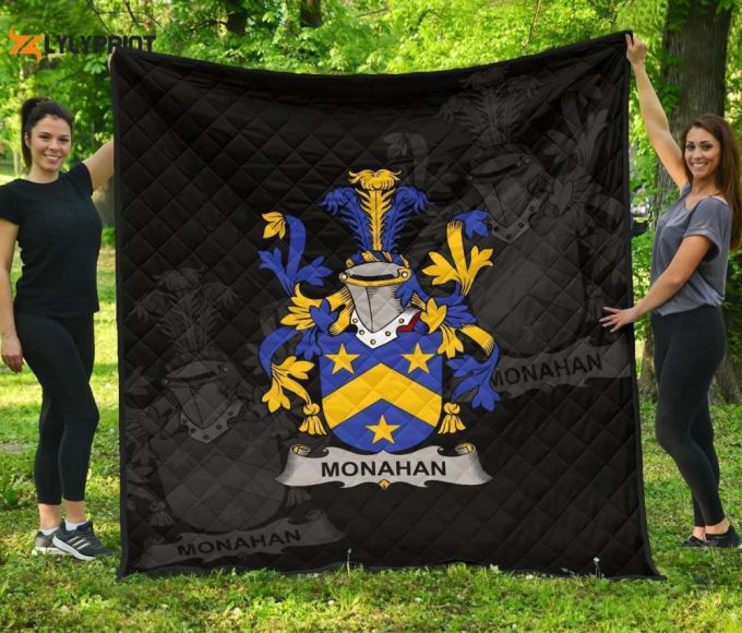 Monahan Or O'Monaghan Ireland Irish Family Crest 3D Customized Quilt 1