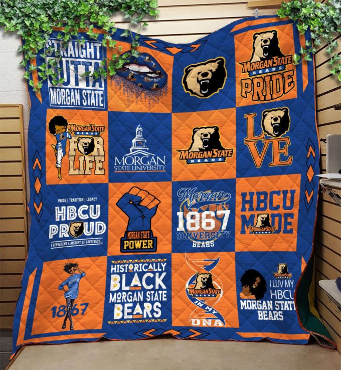 Morgan State Bears 1 Quilt Blanket For Fans Home Decor Gift 2