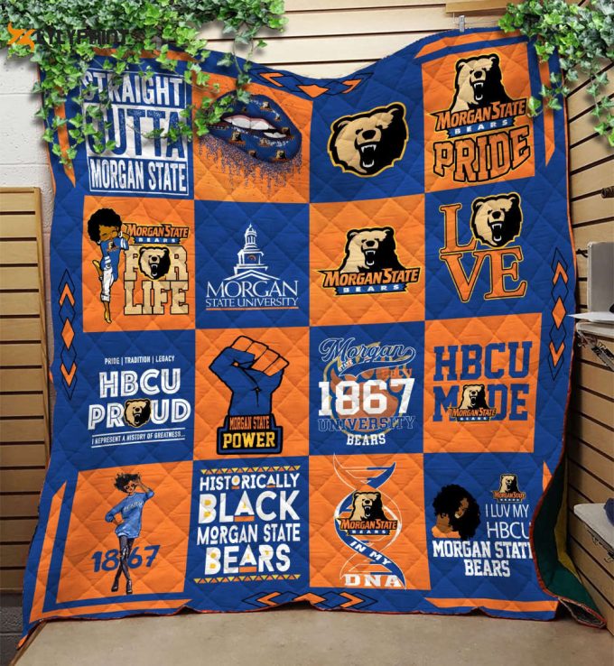 Morgan State Bears 1 Quilt Blanket For Fans Home Decor Gift 1