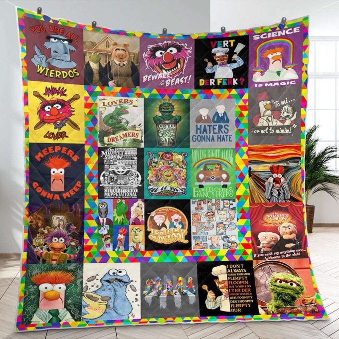 Muppet 1 Quilt Blanket For Fans Home Decor Gift 2