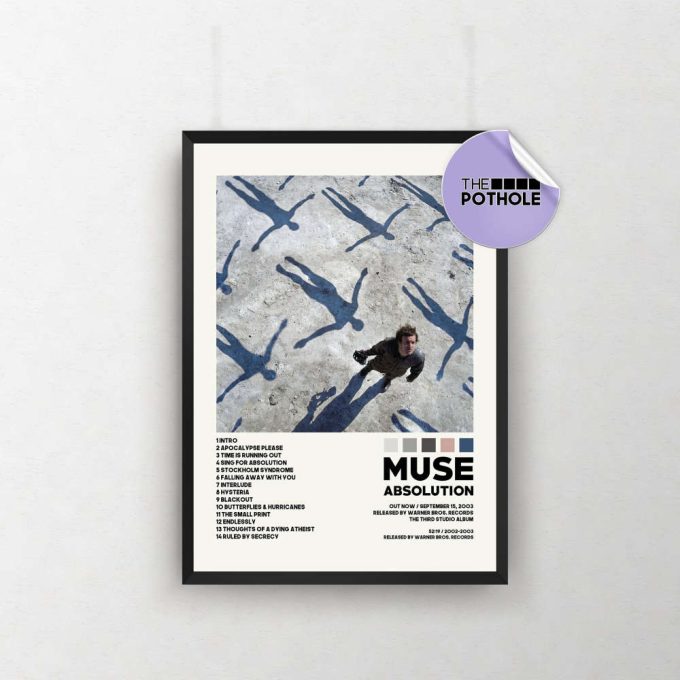 Muse Posters / Absolution Poster / Muse, Album Cover Poster, Poster Print Wall Art, Custom Poster, Home Decor, Origin Of Symmetry,Absolution 2