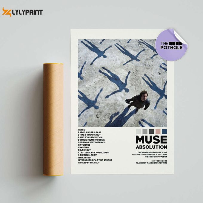 Muse Posters / Absolution Poster / Muse, Album Cover Poster, Poster Print Wall Art, Custom Poster, Home Decor, Origin Of Symmetry,Absolution 1