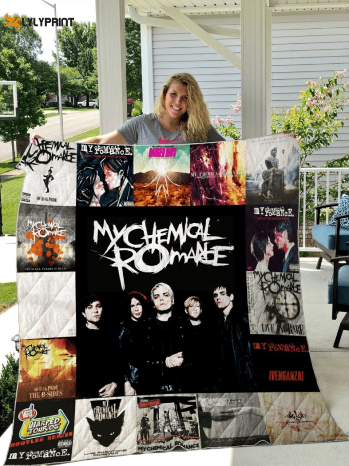 My Chemical Romance Quilt Blanket For Fans Home Decor Gift 1