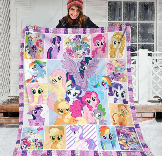 My Little Pony 1 Quilt Blanket For Fans Home Decor Gift 2