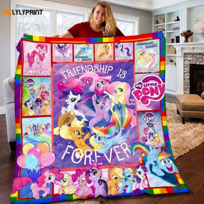 My Little Pony 2 Quilt Blanket For Fans Home Decor Gift 1