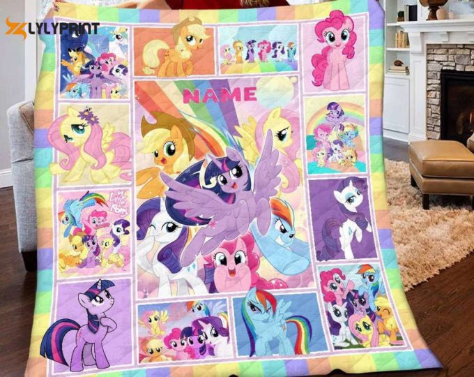 My Little Pony Quilt Blanket For Fans Home Decor Gift 1