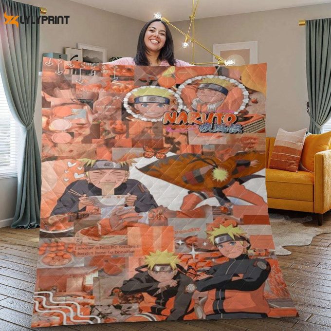 Naruto Uzumaki Anime Gifts Lover Quilt Blanket For Fans Home Decor Gift 1
