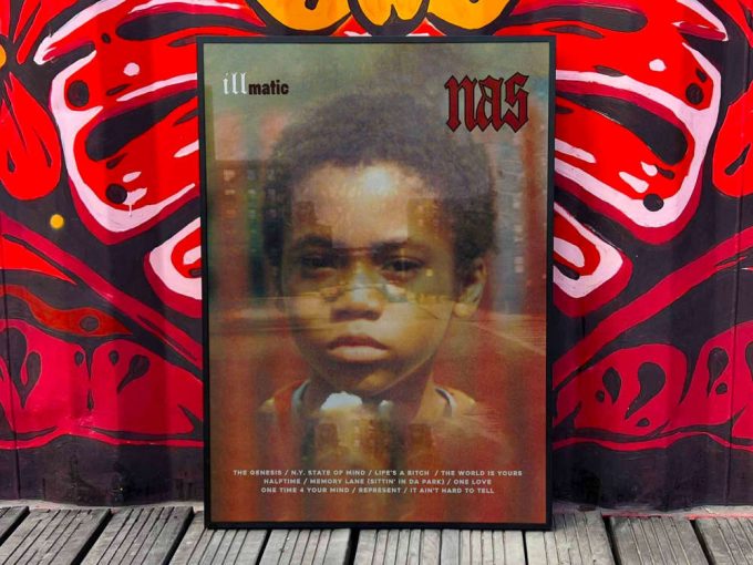 Nas &Quot;Illmatic&Quot; Album Cover Poster For Home Room Decor #Fac 2