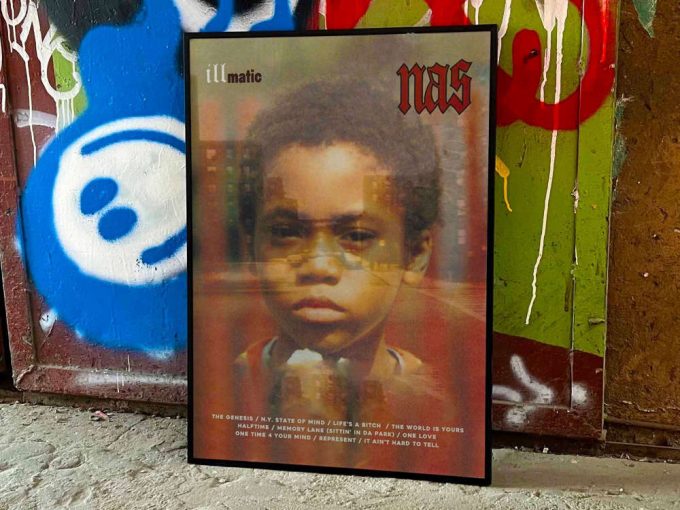 Nas &Quot;Illmatic&Quot; Album Cover Poster For Home Room Decor #Fac 3