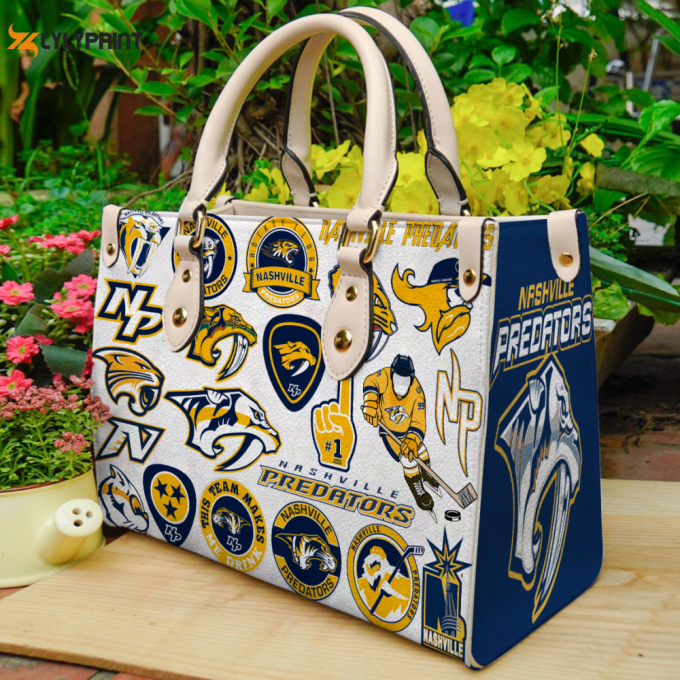 Nashville Predators Leather Handbag Gift For Women Gift 1