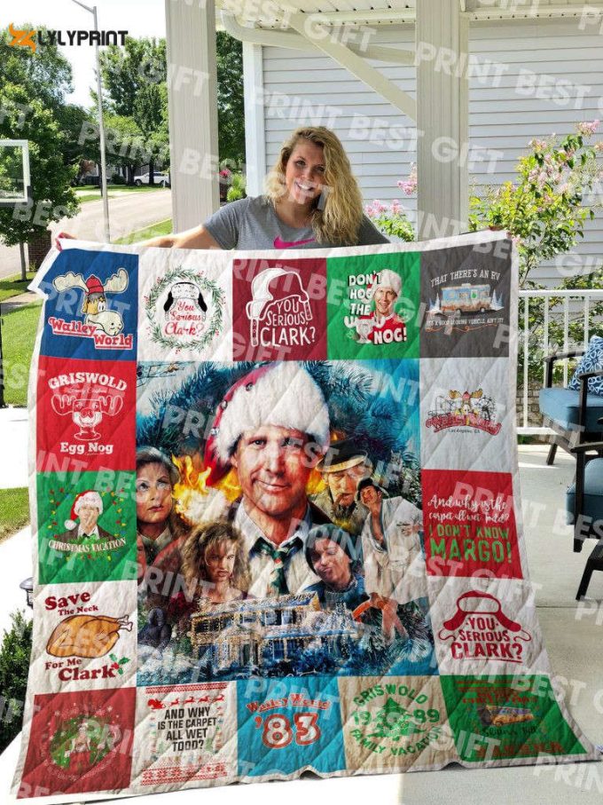 National Lampoons Christmas Vacation Poster 3D Quilt Blanket For Fans Home Decor Gift 1