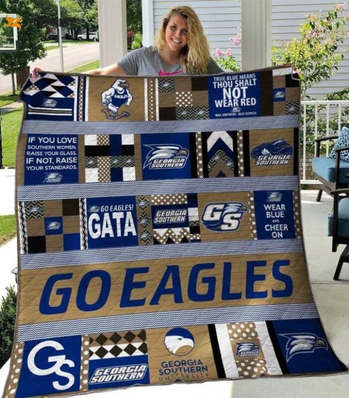 Ncaa Georgia Southern Eagles 3D Customized Personalized 3D Customized Quilt Blanket For Fans Home Decor Gift 1