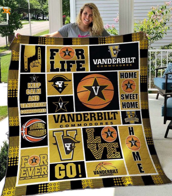 Ncaa Vanderbilt Commodores 3D Customized Personalized 3D Customized Quilt Blanket For Fans Home Decor Gift 1
