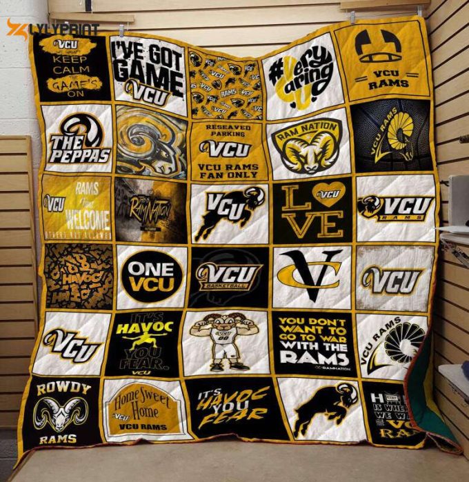 Ncaa Vcu Rams 3D Customized Personalized 3D Customized Quilt Blanket For Fans Home Decor Gift 1