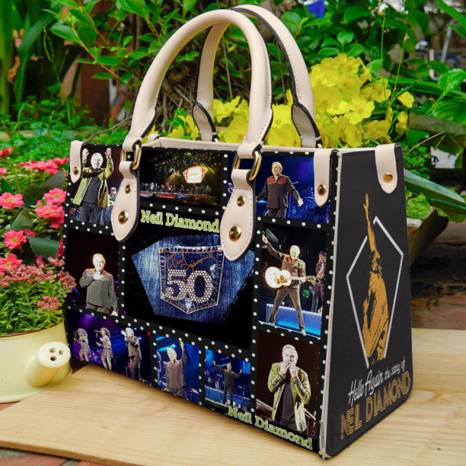 Neil Diamond Leather Handbag Gift For Women 3