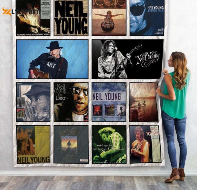 Neil Young Compilations Albums 3D Customized Quilt Blanket For Fans Home Decor Gift 1