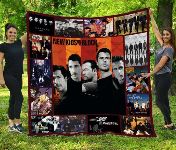 New Kids On The Block Quilt Blanket For Fans Home Decor Gift 2