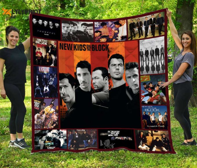 New Kids On The Block Quilt Blanket For Fans Home Decor Gift 1