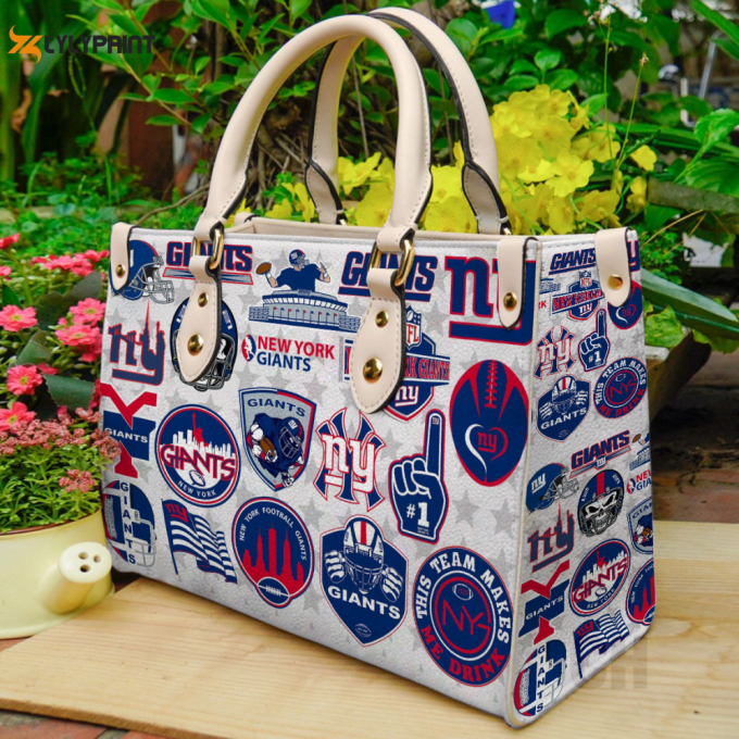 New York Giants Leather Bag For Women Gift 1