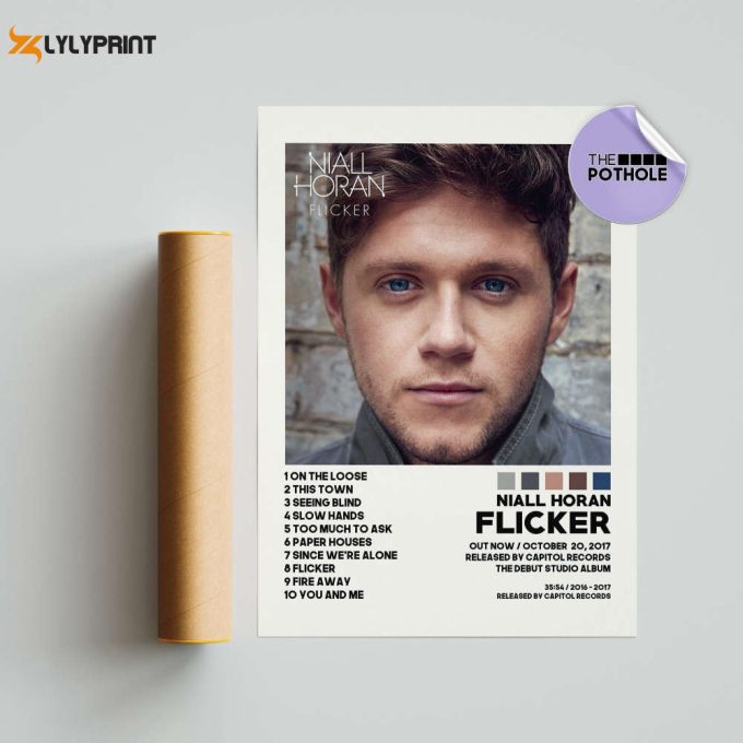 Niall Horan Posters / Flicker Poster, Album Cover Poster / Poster Print Wall Art / Custom Poster / Home Decor, Tpwk, Niall Horan, Flicker 1