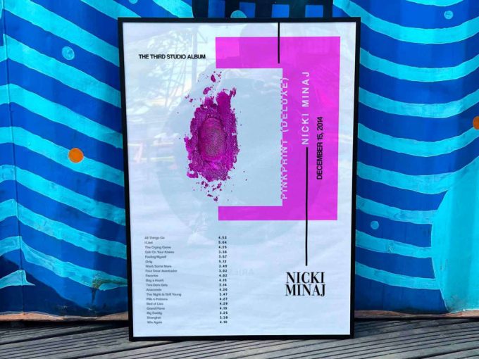 Nicki Minaj &Quot;Pinkprint&Quot; Album Cover Poster #3 Deluxe 2