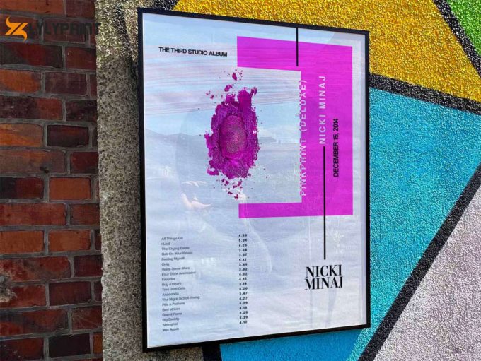 Nicki Minaj &Amp;Quot;Pinkprint&Amp;Quot; Album Cover Poster #3 Deluxe 1