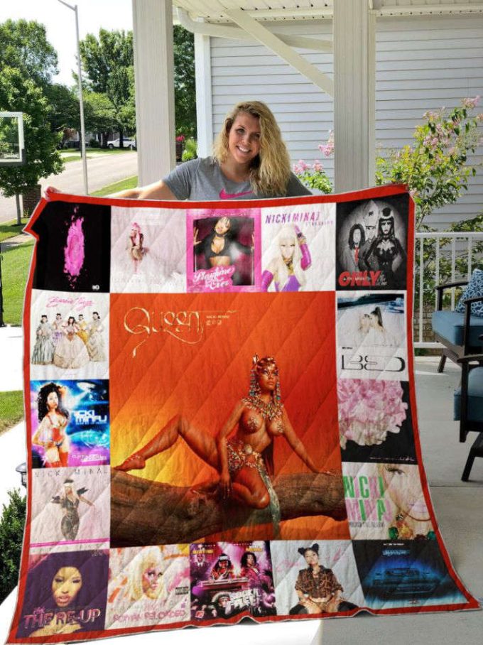 Nicki Minaj Quilt Blanket For Fans Home Decor Gift 2