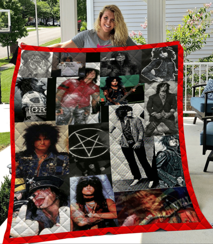 Nikki Sixx Quilt Blanket For Fans Home Decor Gift 2