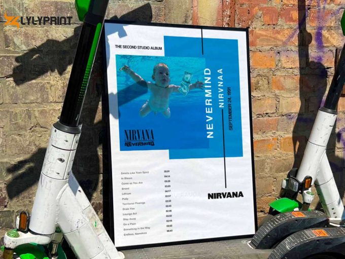 Nirvana &Amp;Quot;Nevermind&Amp;Quot; Album Cover Poster For Home Room Decor #3 1