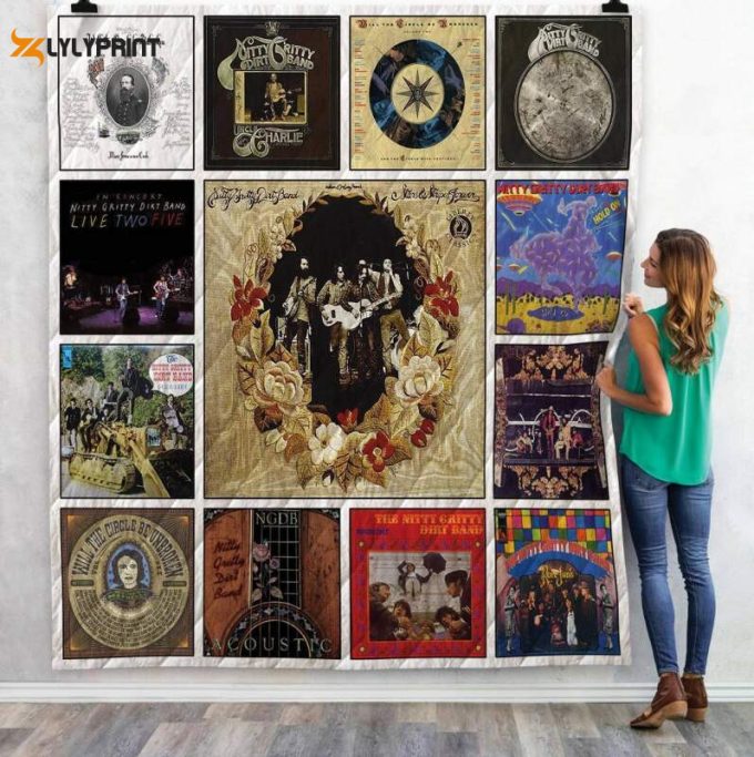 Nitty Gritty Dirt Band Albums 3D Customized Quilt Blanket For Fans Home Decor Gift 1