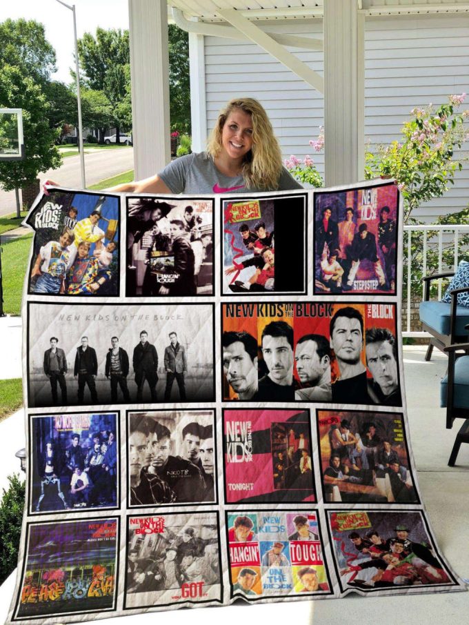 Nkotb Quilt Blanket For Fans Home Decor Gift 2