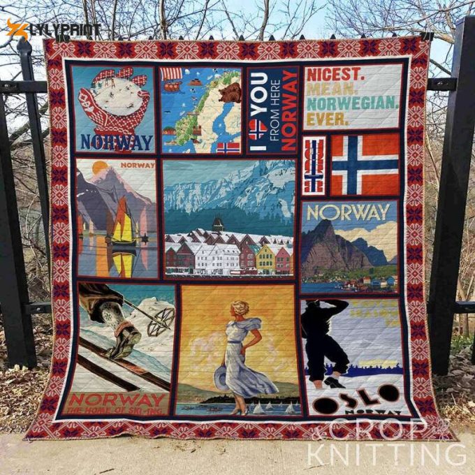 Norway 3D Customized Quilt Blanket For Fans Home Decor Gift 1